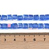 Electroplate Transparent Glass Beads Strands EGLA-B011-07A-AB03-4