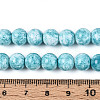 Baking Paint Glass Beads Strands DGLA-N016-8mm-08-4