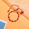 Cross Nylon Cord Braided Bead Bracelets WG2C716-10-1