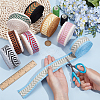 20 Yards 8 Colors Polycotton Herringbone Ribbon OCOR-PH0006-82-3