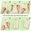 Plywood Wood Bracelet Knitters TOOL-FG0001-40-3