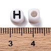 Opaque Acrylic Beads OACR-M020-01B-3