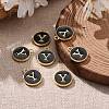 Golden Plated Alloy Charms ENAM-S118-02Y-5