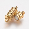 Brass Magnetic Clasps with Loops X-MC026-NFG-2