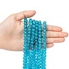 Crackle Glass Beads Strands CCG-Q001-8mm-06-4