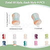 90Pcs 10 Colors Glass Beads Strands GLAA-NB0001-55-2