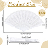 Plastic & Lace Folding Fan AJEW-WH0709-241A-2