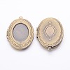 Romantic Valentines Day Ideas for Him with Your Photo Brass Locket Pendants ECF133-3AB-1