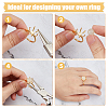 1Pc Adjustable 925 Sterling Silver Engagement Adjustable Ring Findings FIND-DC0006-63G-4