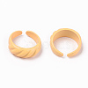 Spray Painted Alloy Cuff Rings X-RJEW-T011-31A-RS-2