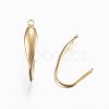 316 Surgical Stainless Steel Earring Hooks X-STAS-P166-10G-2