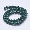 Synthetic Malachite Beads Strands G-D855-02-8mm-2