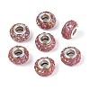 Opaque Resin European Beads RESI-T057-29G-1
