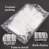 10M Double Layer Polyester Flower Lace Trim Ribbon OCOR-GF0004-58A-5