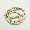 Natural Magnesite Beads Strands TURQ-P027-8mm-18B-2