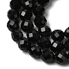 Dyed & Heated Natural Black Onyx Beads Strands G-K376-F19-01-4