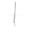 Brass Micro Pave Clear Cubic Zirconia Big Pendants KK-G491-22P-1