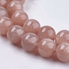 Natural Sunstone Beads Strands LS-G-J157-8mm-07-5