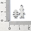 Non-Tarnish 304 Stainless Steel Charms STAS-C097-31P-3