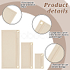 4Pcs Rectangle Felt Purse Organizer Insert FIND-DR0001-97B-3