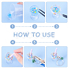 DIY Mini Sundae Cups Keychain Making Kit DIY-OC0011-48-4