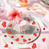 300Pcs 3 Styles Polyester Sponge Heart Confetti DIY-TA0012-61-9