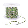 Brass Rhinestone Strass Chains CHC-R125-S6-02S-6