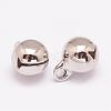 Brass Small Bell Charms KK-P046-01P-8mm-NR-1