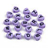 Opaque Acrylic Enamel Beads X-MACR-S273-37E-1