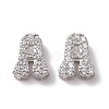 925 Sterling Silver Micro Pave Cubic Zirconia Beads STER-Z005-15P-A-1