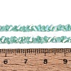 Electroplate Opaque Glass Beads Strands EGLA-Q139-01A-C14-4