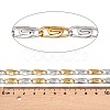 Two Tone 304 Stainless Steel Lumachina Chains CHS-P028-04A-2