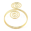Wire Swirl Spiral Upper Arm Cuff Band AJEW-G033-03G-2