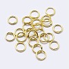 925 Sterling Silver Soldered Closed Jump Rings STER-F036-03G-1x7-1