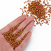 8/0 Two Tone Opaque Glass Seed Beads SEED-T006-01B-A06-6