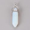 Opalite Pointed Pendants G-WH0004-16-1