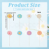 14Pcs Wooden Picks for Vase Decorations AJEW-SP0004-71A-2