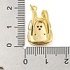 Rack Plating Brass Cubic Zirconia Pendants KK-M258-12G-3