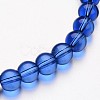 Glass Round Bead Strands X-GLAA-I028-4mm-07-1