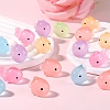 60Pcs 6 Colors Luminous Resin Fish Ornaments AJEW-SZ0002-62-4