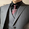 2Pcs 2 Styles Brass Tie Clips for Men AJEW-LP0010-97-3