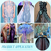 Polyester Organza Fabrics DIY-WH0622-186-6