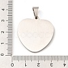 304 Stainless Steel Pendants STAS-H182-11D-P-3