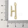 Rack Plating Brass Connector Charms KK-P245-07G-H-3
