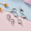 Zinc Alloy Lobster Claw Clasps X-E102-5