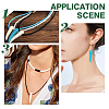 24Pcs 2 Colors Synthetic Turquoise Pendants G-AR0004-74-6