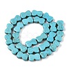 Synthetic Turquoise Beads Strands UNKW-T001-02A-2