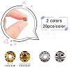 40Pcs 2 Colors Tibetan Style Alloy Beads FIND-CA0002-74-2