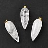 Natural & Synthetic Gemstone Pointed Pendants G-F705-01G-2