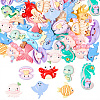 40Pcs 3 Styles Opaque Resin Decoden Cabochons CRES-SP0001-18-1